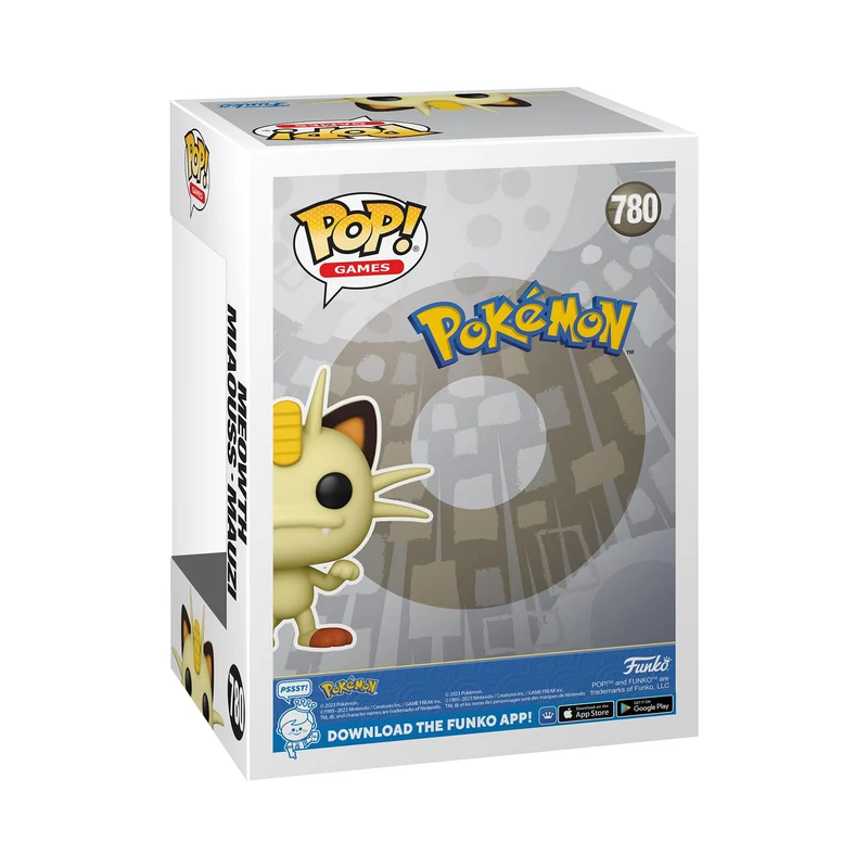 Funko Pop! Games: Pokemon - Meowth - Figura in Vinile da Collezione - Idea Regalo - Merchandising Ufficiale - Giocattoli per Bambini e Adulti - Video Games Fans - Figura per i Collezionisti