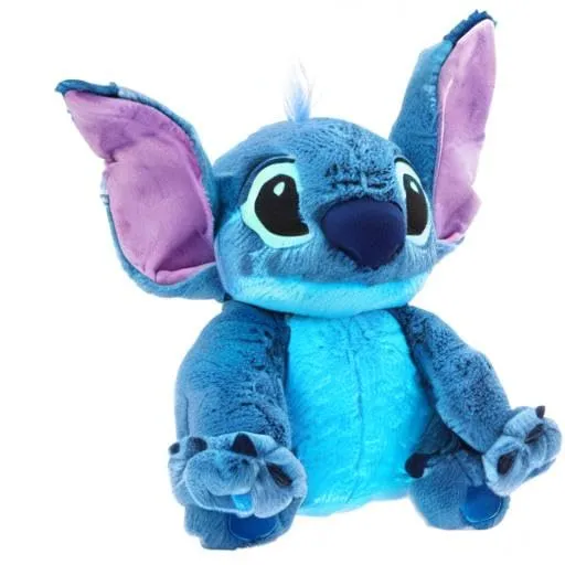 Disney Store peluche ufficiale medio per bambini Stitch, 38 cm, personaggio coccoloso con consistenza sfumata e dettagli ricamati, orecchie flessibili - per bimbi dai 0 anni in su