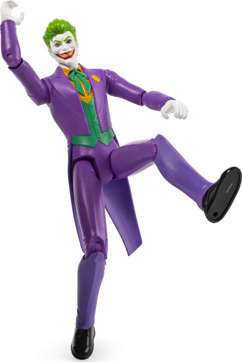 dc comics | Batman | Personaggio Joker in Scala 30 cm con Decorazioni Originali e 11 Punti di articolazione - Giocattoli per Bambini e Bambine dai 3 Anni