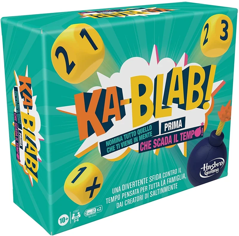 Hasbro Gaming Ka Blab Gioco Di Società Per Famiglie E Bambini, ‎Multicolore, for ages 10+