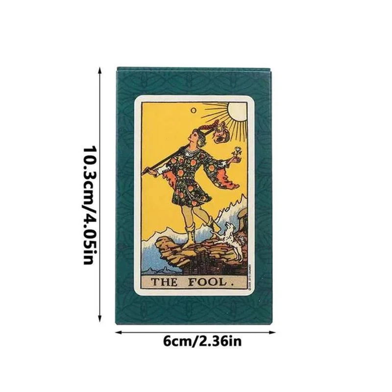 TMRBBesty Tarocchi Adatti Ai Principianti, Classici, con Guida,Mazzo di Tarocchi, Carte Divinazione Tradizionali Tavolo, per Gioco Festa E Festival