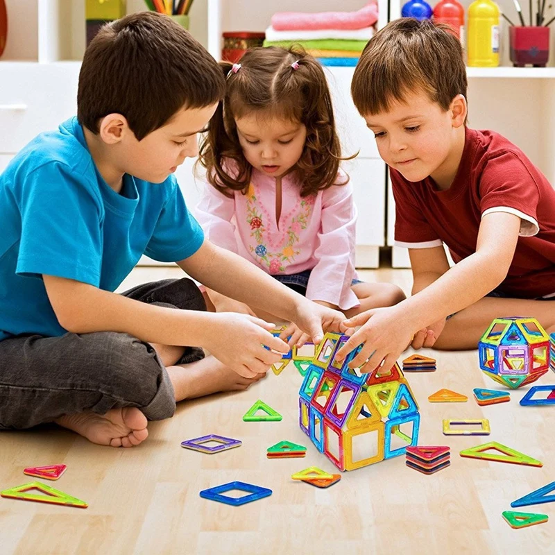Condis Costruzioni Magnetiche Bambini 120 Pezzi, 3 - 8 anni Giocattoli con Calamite Educativi Regalo Montessori