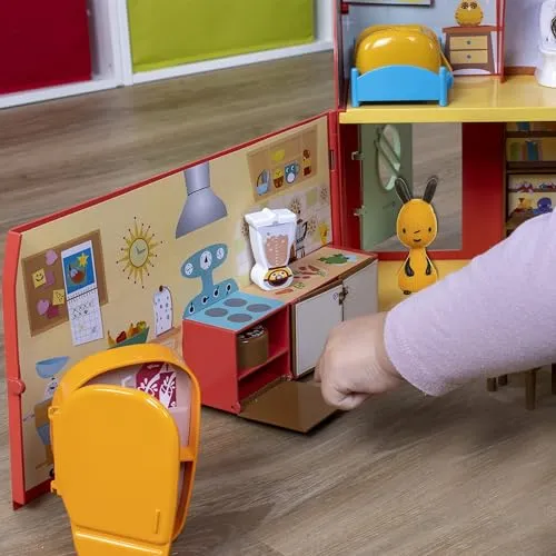 Bing 3583 House Playset, Flop Figures, from CBeebies TV Show. Tough, Colourful, Well-Made Role-Play Toy. Kids Aged 18 Months Plus,Red