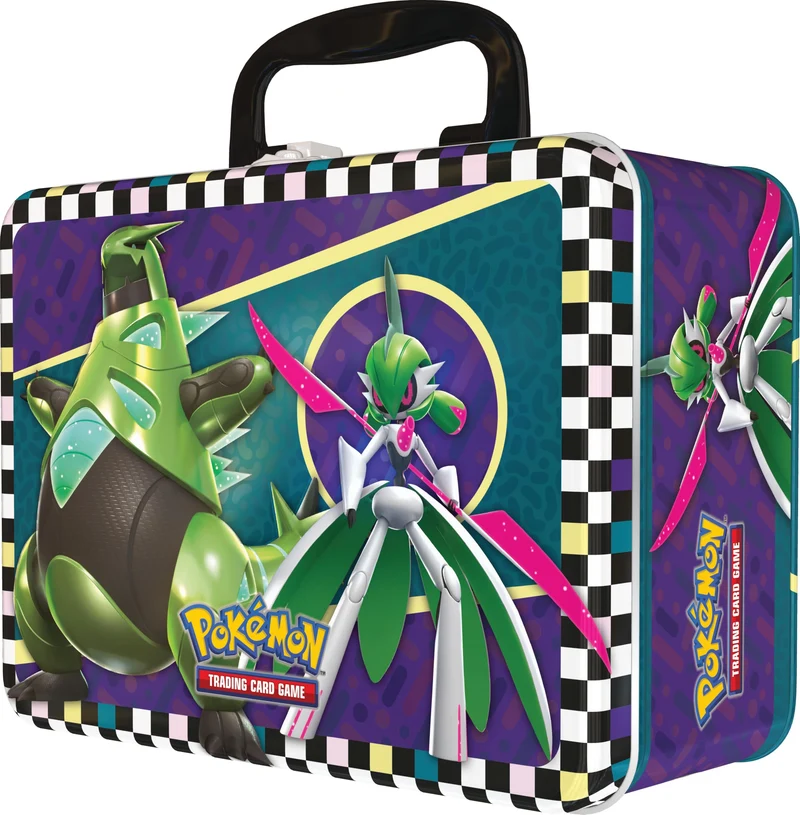 Pokémon Bauletto da collezione del GCC Codaurlante ed Eroeferreo (due carte promozionali olografiche, sei buste e tanto altro), edizione in italiano