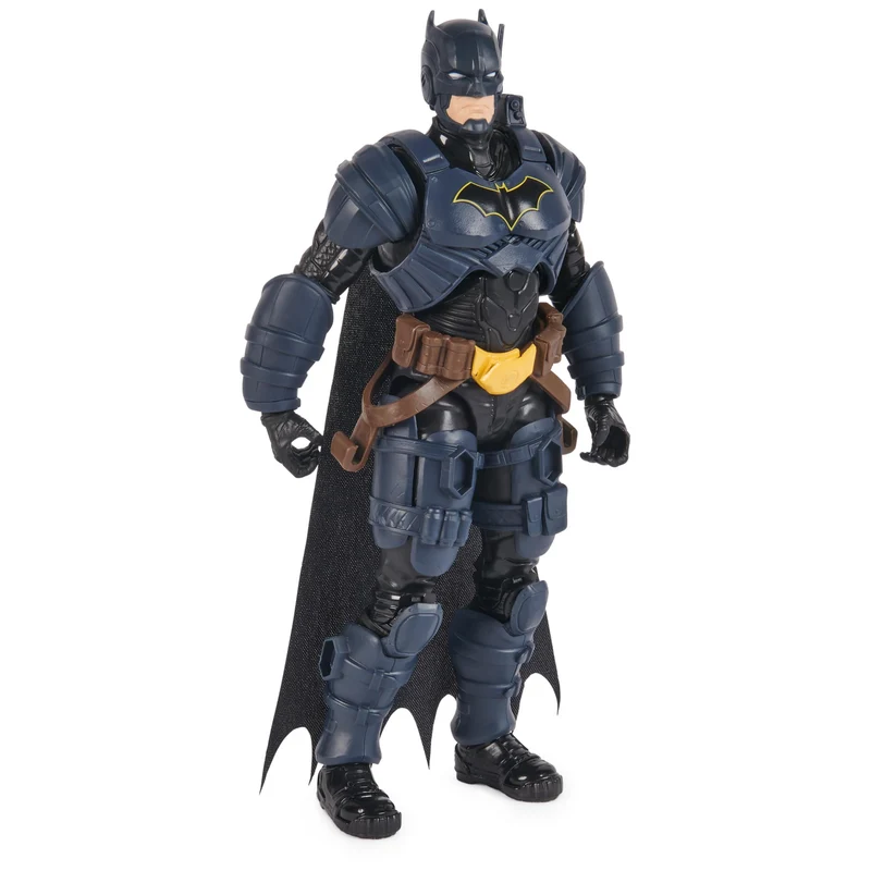 DC Comics, Action Figure Batman Adventures, Supereroe Giocattolo in Scala, Personaggio Alto 30 cm, con 16 Accessori e 17 Punti di Articolazione, Giochi per Bambini, 4+ Anni