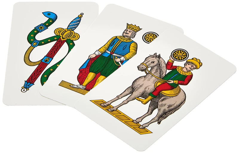 Dal Negro- Napoletane Italia-Astuccio Marrone Carte da Gioco Regionali, Multicolore, da 3 a 99 anni, 010069
