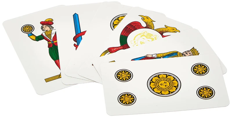 Dal Negro- Napoletane Italia-Astuccio Marrone Carte da Gioco Regionali, Multicolore, da 3 a 99 anni, 010069