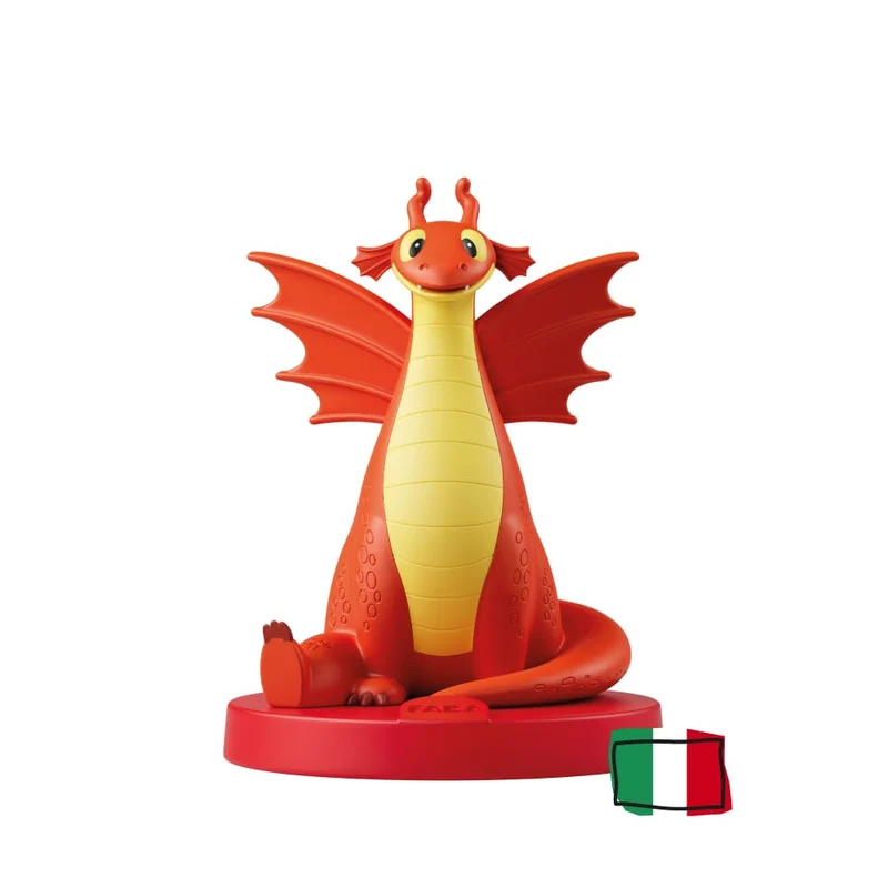 FABA Personaggio Sonoro - Lily e Draghetto. Educare alla gentilezza - Storie e fiabe sonore, Bambini e bambine 2-4 anni, Gioco Versione Italiana, Contenuto Educativo