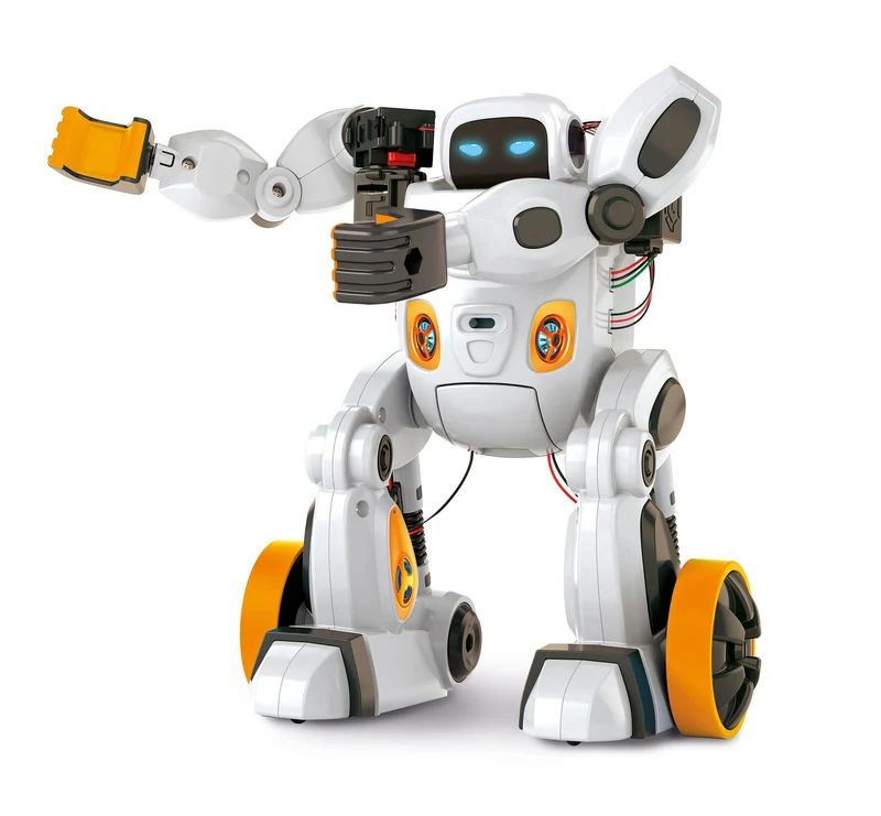 Clementoni Scienza e Gioco Robotics - AIRO, Robot da Assemblare, Bambini 9+ Anni, con App Dedicata e Tecnologia AI, Imita Movimenti con l'Intelligenza Artificiale, 6 Motori, Lingua Italiana, 19317