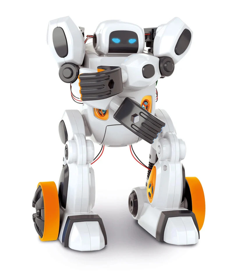Clementoni Scienza e Gioco Robotics - AIRO, Robot da Assemblare, Bambini 9+ Anni, con App Dedicata e Tecnologia AI, Imita Movimenti con l'Intelligenza Artificiale, 6 Motori, Lingua Italiana, 19317
