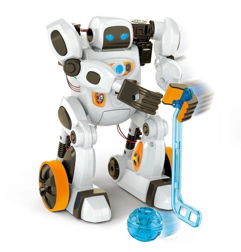 Clementoni Scienza e Gioco Robotics - AIRO, Robot da Assemblare, Bambini 9+ Anni, con App Dedicata e Tecnologia AI, Imita Movimenti con l'Intelligenza Artificiale, 6 Motori, Lingua Italiana, 19317