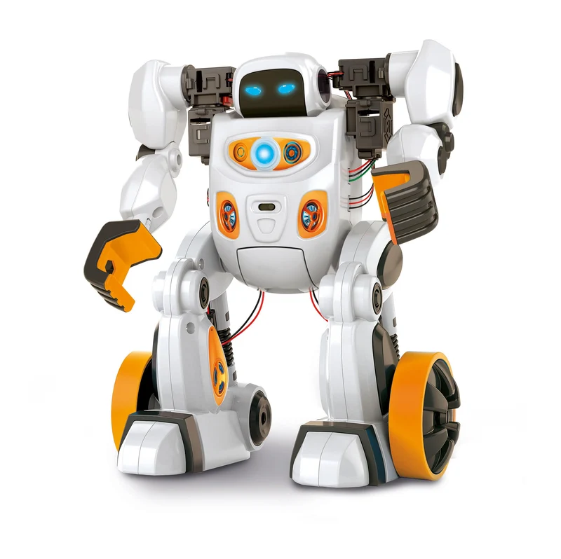 Clementoni Scienza e Gioco Robotics - AIRO, Robot da Assemblare, Bambini 9+ Anni, con App Dedicata e Tecnologia AI, Imita Movimenti con l'Intelligenza Artificiale, 6 Motori, Lingua Italiana, 19317