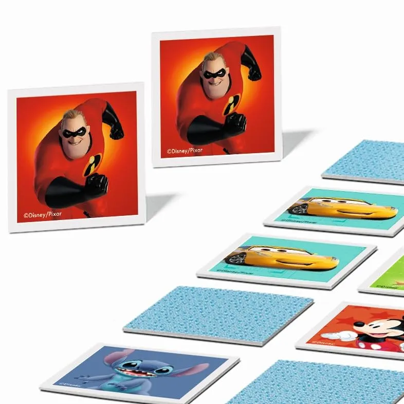 Ravensburger Disney Mini Memory Matching Picture Snap Pairs Game for Kids Age 3 Years Up