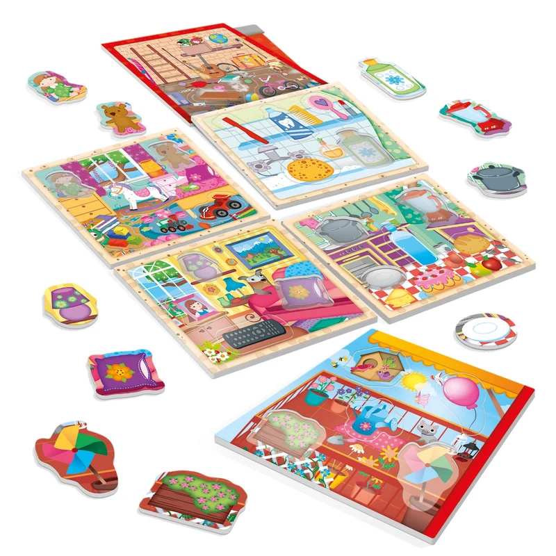 Headu La Mia Casetta Montessori Ogni Cosa Al Suo Posto It20454 Gioco Educativo Per Bambini 2-5 Anni Made In Italy