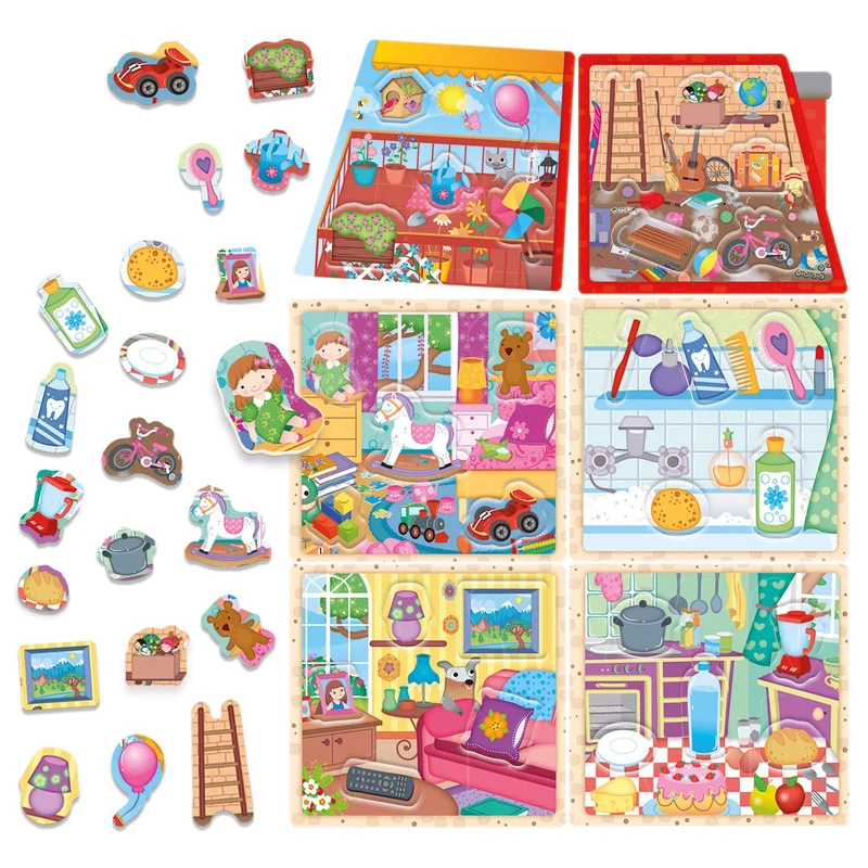 Headu La Mia Casetta Montessori Ogni Cosa Al Suo Posto It20454 Gioco Educativo Per Bambini 2-5 Anni Made In Italy