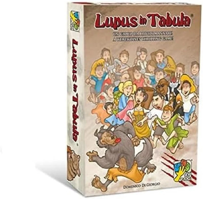 dV Giochi Lupus in Tabula, Colore Rosso, DVG9200 8 a 24 giocatori