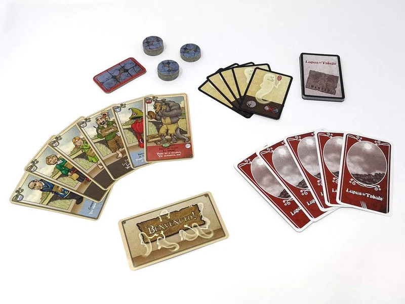 dV Giochi Lupus in Tabula, Colore Rosso, DVG9200 8 a 24 giocatori