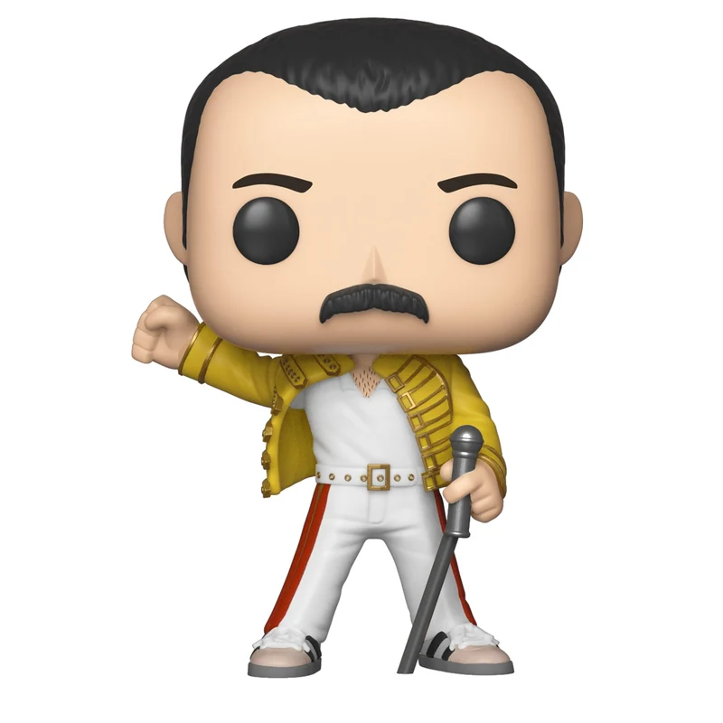 Funko Pop! Rocks: Queen-Freddie Mercury Wembley 1986 - Figura in Vinile da Collezione - Idea Regalo - Merchandising Ufficiale - Giocattoli per Bambini e Adulti - Music Fans