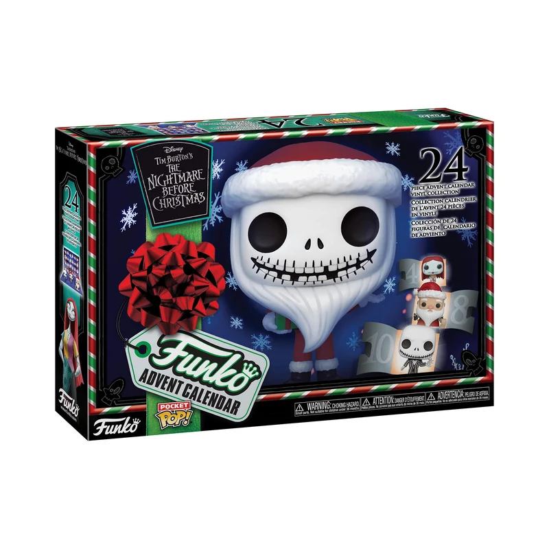 Funko Advent Calendar: The Nightmare Before Christmas - Jack Skellington - (The Nightmare Before Christmas) - Disney: The Nightmare Before Christmas - 24 Giorni di Sorprese - Mystery Box - di Natale