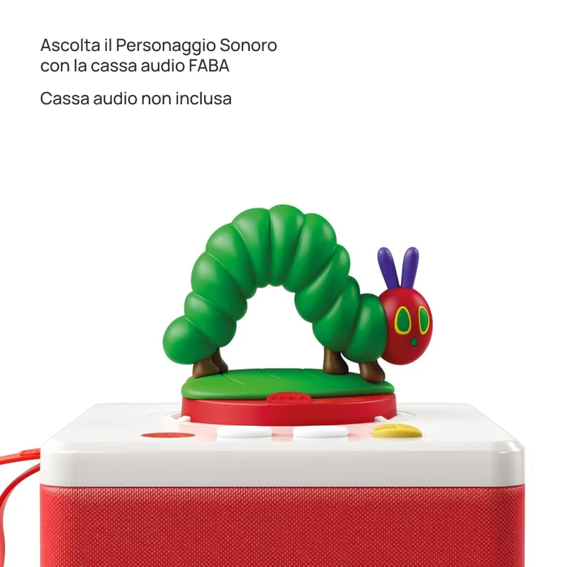 FABA Personaggio Sonoro – Il mondo di Eric Carle – Storie e fiabe sonore per Bambini e bambine 2-4 anni – Giocattolo con Contenuto Educativo, Versione Italiana
