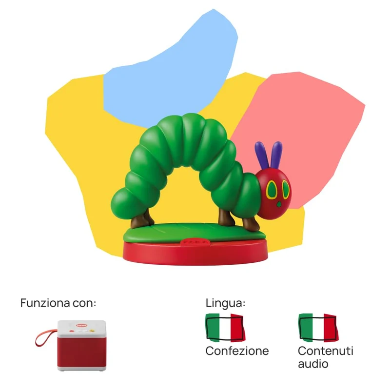 FABA Personaggio Sonoro – Il mondo di Eric Carle – Storie e fiabe sonore per Bambini e bambine 2-4 anni – Giocattolo con Contenuto Educativo, Versione Italiana