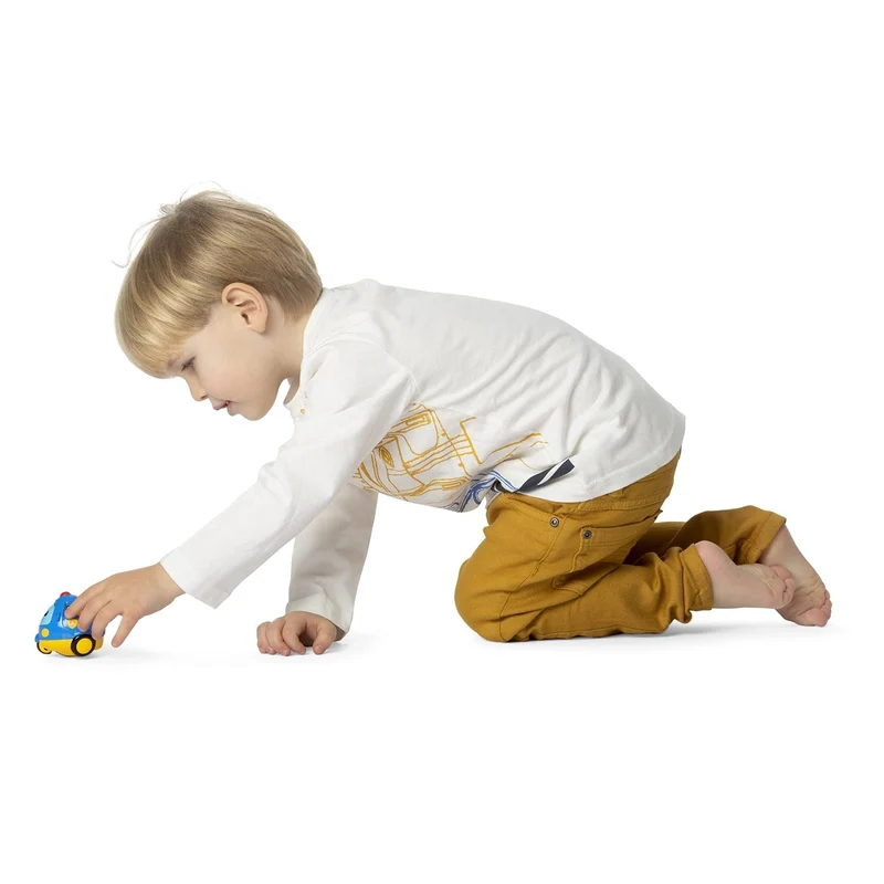 Chicco Rolling Wheels, pattuglia di Auto per Bambini, Veicoli di Polizia Policía Turbo Ball City Patrol, 3 Mini Ruote, Rotolano Come Palline, Multicolore, 10756