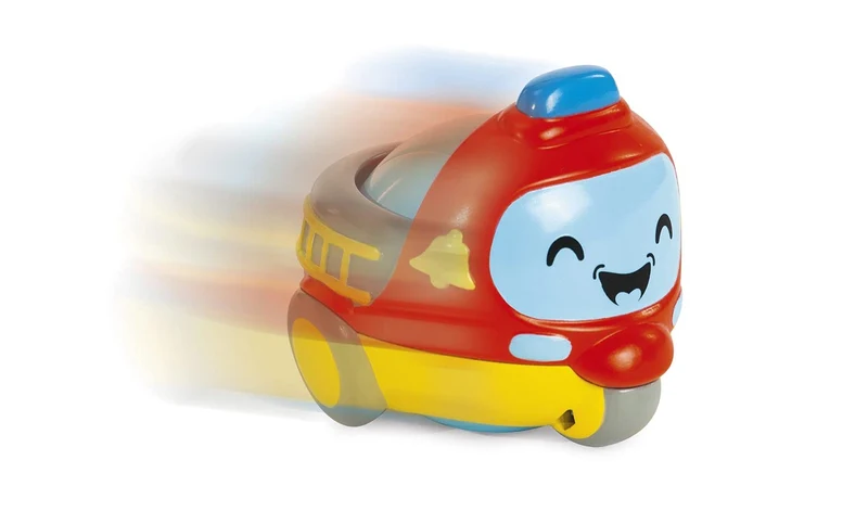 Chicco Rolling Wheels, pattuglia di Auto per Bambini, Veicoli di Polizia Policía Turbo Ball City Patrol, 3 Mini Ruote, Rotolano Come Palline, Multicolore, 10756