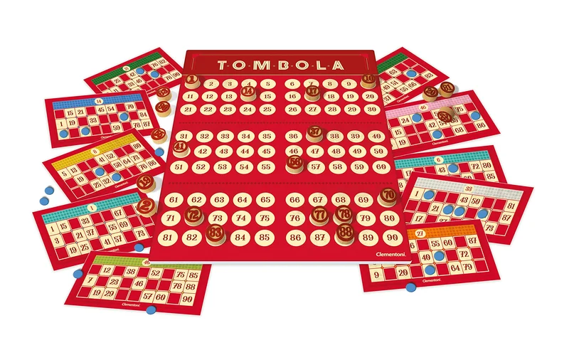 Clementoni - 16557 - Giochi da tavolo - Tombola Classica - Made in Italy - gioco di società, board games per tutta la famiglia