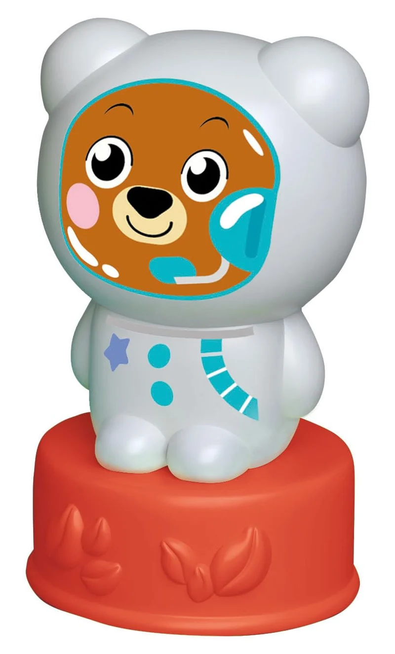Clementoni - 17806 - Soft Clemmy - Touch, Explore And Play Sensory Rocket, Razzo con Mattoncini Morbidi e Personaggio, Set Costruzioni Prima Infanzia Multilingua per Bambini 6 Mesi, Made in Italy