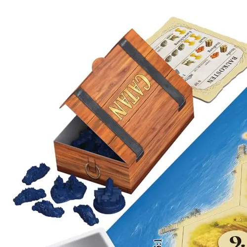 Giochi Uniti - Catan Base Eco – Gioco da tavolo, Catan, 3-4 Giocatori, 10+ Anni, GU741, Edizione italiana