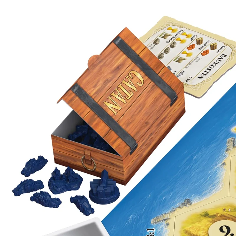 Giochi Uniti - Catan Base Eco – Gioco da tavolo, Catan, 3-4 Giocatori, 10+ Anni, GU741, Edizione italiana