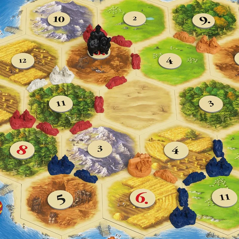 Giochi Uniti - Catan Base Eco – Gioco da tavolo, Catan, 3-4 Giocatori, 10+ Anni, GU741, Edizione italiana