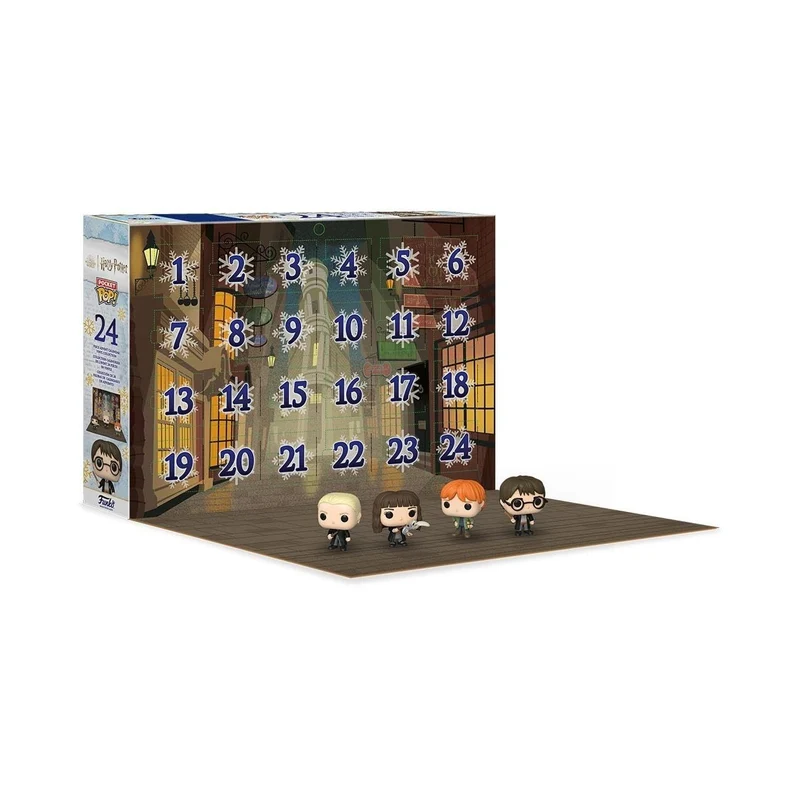 Funko Advent Calendar: Harry Potter - Rubeus Hagrid- 24 Giorni di Sorprese - Mini Figura in Vinile da Colleziones - Mystery Box - Idea Regalo - di Natale per Ragazze, Ragazzi e Bambini