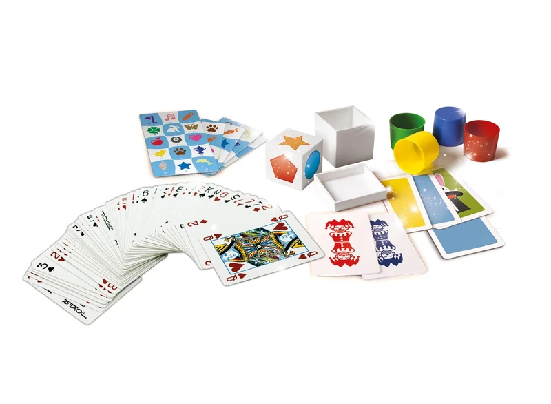 Clementoni - 16792 - Carte Magiche - Giochi di Magia Bambini 7 Anni, Trucchi di Magia, Gioco da Tavolo, Trucchi Magici, Giochi di Prestigio, Made in Italy