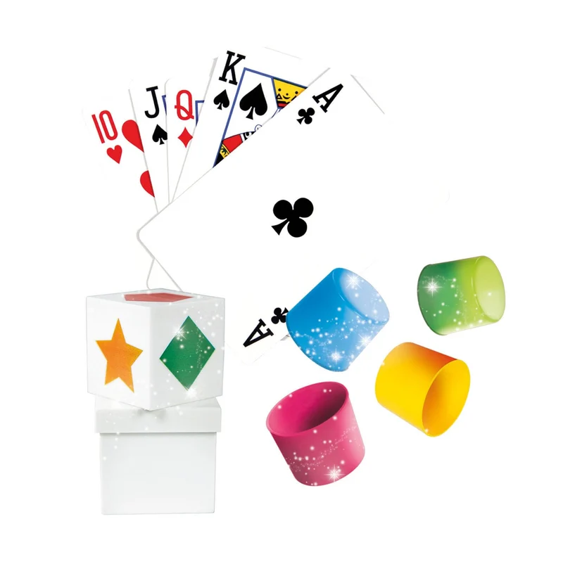 Clementoni - 16792 - Carte Magiche - Giochi di Magia Bambini 7 Anni, Trucchi di Magia, Gioco da Tavolo, Trucchi Magici, Giochi di Prestigio, Made in Italy