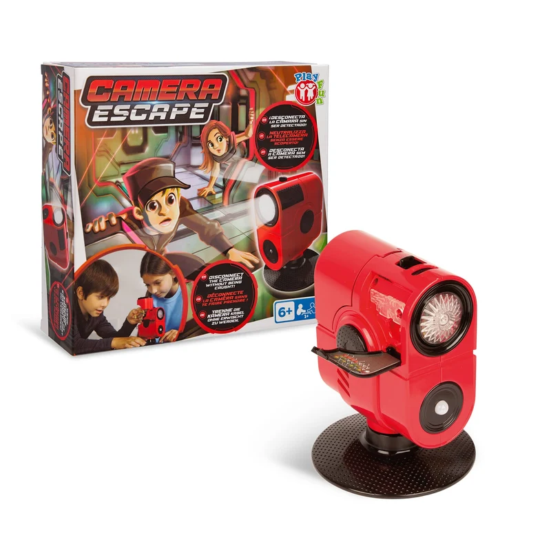 Play Fun BY IMC Toys Camera Escape | Divertente Gioco di Agenti Segreti, scollega la videocamera Prima Che Ti rilevi - Divertente Gioco per Bambini dai 6 Anni