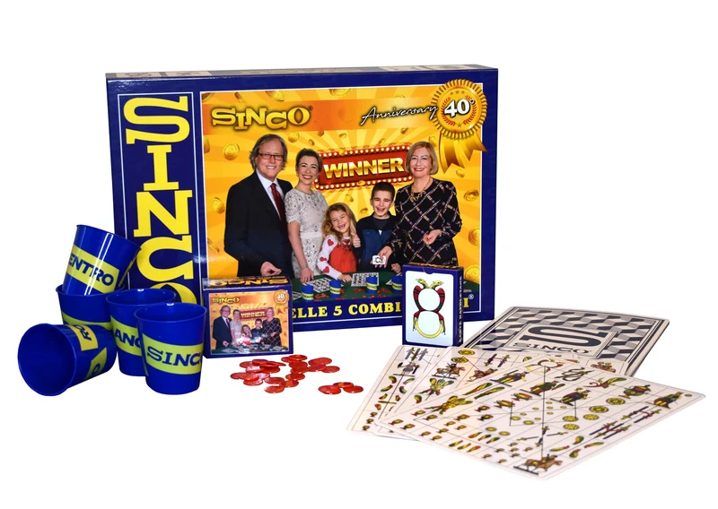 Ravensburger Sinco - Gioco Da Tavolo, Edizione Speciale 40° Anniversario, Tombola Napoletana, Gioco in scatola per tutta la famiglia, Idee Regalo Natale, Da 4 a 10 Giocatori, 14+ Anni