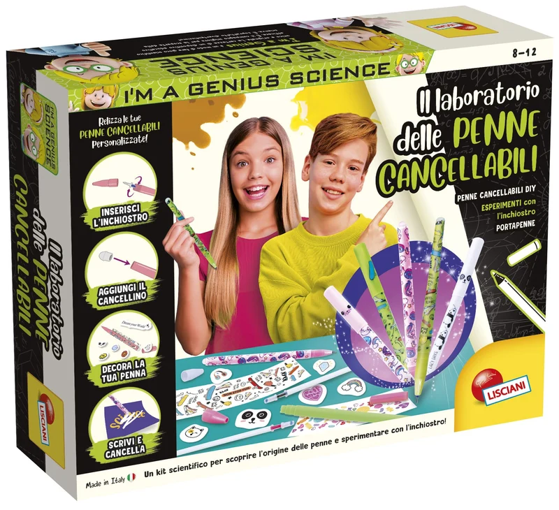 Liscianigiochi I'm a Genius Laboratorio delle penne cancellabili