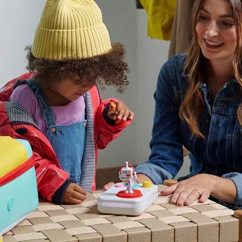 FABA+ Raccontastorie interattivo per bambini con contenuti audio da 0 a 10 anni, Cassa audio con Personaggio Sonoro Faba•Me, Luce notturna, Routine nanna, Gioco educativo musicale, Versione Italiana