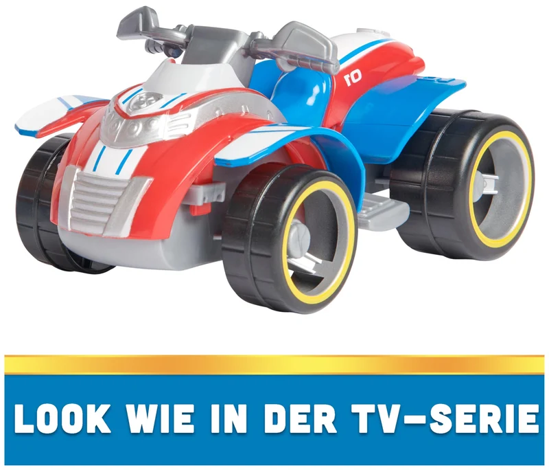 Paw Patrol, Quad di Salvataggio di Ryder, Veicolo e Personaggio Ryder, Giochi Bambini, 3+ Anni