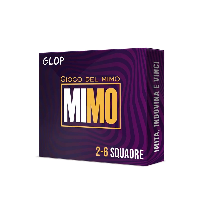 GLOP Mimo - Giochi da Tavolo - Mettete alla Prova le Vostre Abilità di Mimo - Divertente Gioco per Adulti e Famiglie - Bambini Sopra i 8 anni - Da 2 a 6 squadre