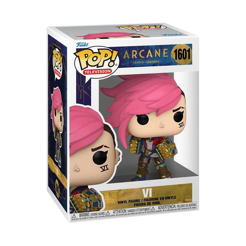 Funko Pop! TV: Arcane LoL - Vi - Arcane: League Of Legends - Figura in Vinile da Collezione - Idea Regalo - Merchandising Ufficiale - Giocattoli per Bambini e Adulti - TV Fans