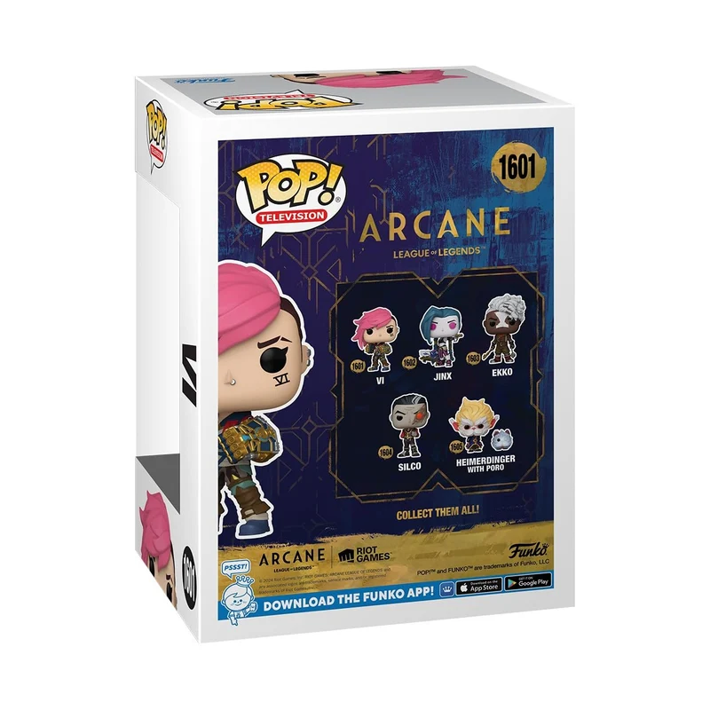 Funko Pop! TV: Arcane LoL - Vi - Arcane: League Of Legends - Figura in Vinile da Collezione - Idea Regalo - Merchandising Ufficiale - Giocattoli per Bambini e Adulti - TV Fans