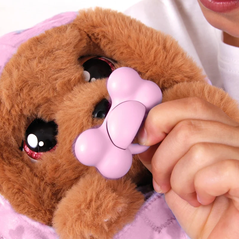Baby Paws Cocker, Peluche Interattivo con Suoni, Apre e Chiude gli Occhi ed Include Borsetta, Copertina, Giocattolo Bambine e Bambini +3 Anni