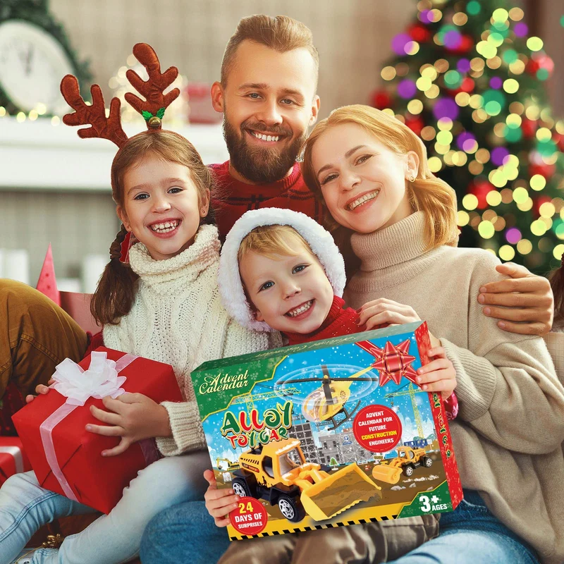 EUCOCO Calendario Avvento Macchinine 2024, Regalo Bambino 2 3 4 5 6 Anni Macchinine per Bambini 2-6 Anni Giocattoli Bambino 2-6 Anni Calendario Dell'avvento 2024 Cars Macchinine Regalo Bambina 2-6