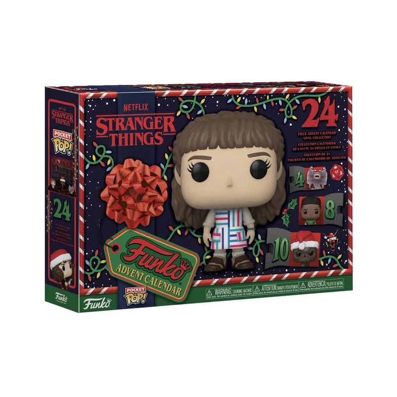 Funko Advent Calendar: Stranger Things 2024-24 Giorni di Sorprese - Mini Figura in Vinile da Colleziones - Mystery Box - Idea Regalo - di Natale per Ragazze, Ragazzi e Bambini