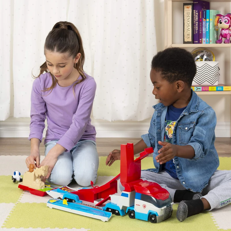 Paw Patrol, Veicolo Paw Patroller Trasformabile 2 in 1 per Veicoli Die-Cast, dai 3 Anni