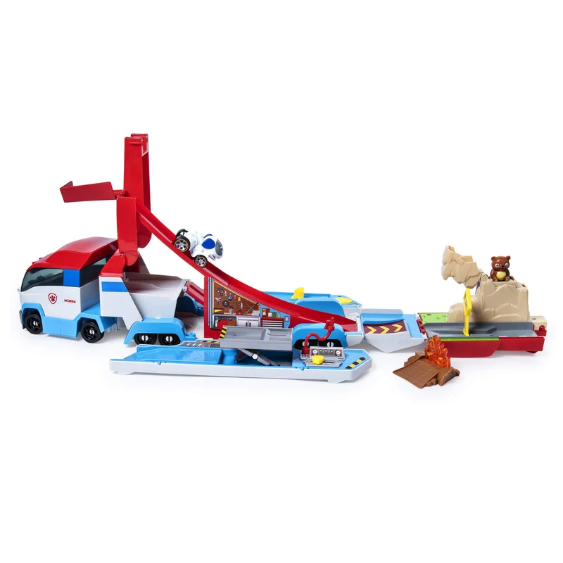 Paw Patrol, Veicolo Paw Patroller Trasformabile 2 in 1 per Veicoli Die-Cast, dai 3 Anni