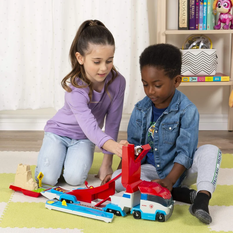 Paw Patrol, Veicolo Paw Patroller Trasformabile 2 in 1 per Veicoli Die-Cast, dai 3 Anni