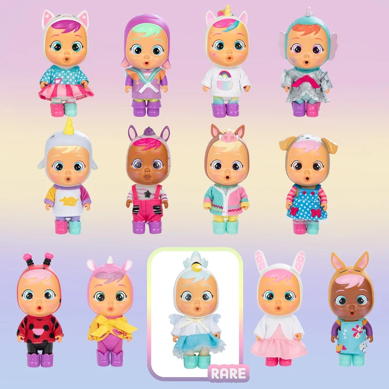 CRY BABIES MAGIC TEARS Storyland Dress Me Up, Mini Bambola Sorpresa che Piange Lacrime Vere con Vestiti Intercambiabili - Regalo Ottimo per Bambini +3 Anni